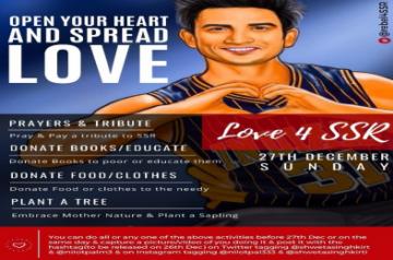 Shweta Singh Kirti urges fans to join #Love4SSR campaign