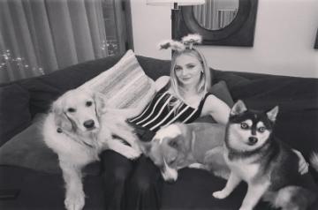 Game Of Thrones star Sophie Turner says 2021 is looking really naughty to her. The actress shared her views with an image on Instagram