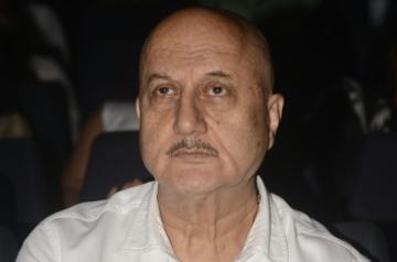 Anupam Kher and 'The Kashmir File' unit have a New Years Eve bash at work