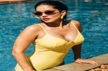 Sunny Leone unleashes 'Monday distraction' from the pool (credit: Instagram)