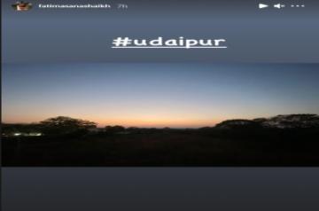 Fatima Sana Shaikh wraps the schedule of next in Udaipur