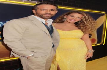 New York: Actor Ryan Reynolds with his wife and actress Blake Lively at the premiere of his film "PokÃÂ©mon: Detective Pikachu" in New York, US on May 2, 2019. (Photo: IANS)