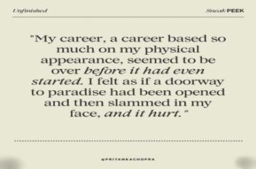 Priyanka Chopra recalls in autobiography she was advised 'a boob job'.(photo:instagram)