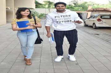 Actor Abhimanyu Dassani is all set to return on screen with his second release, Shabbir Khan's Nikamma. He says his debut role in the 2018 film Mard Ko Dard Nahi Hota taught him to push his craft and take it to the next level. (instagram)