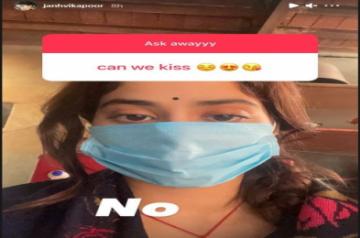 Janhvi Kapoor refuses to kiss fan amid pandemic