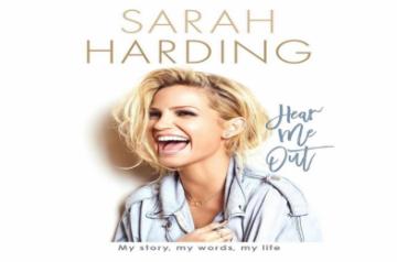 Singer Sarah Harding, who was a member of the now-defunct band Girls Aloud, posted on Monday to announce that her autobiography will be on stands in March.