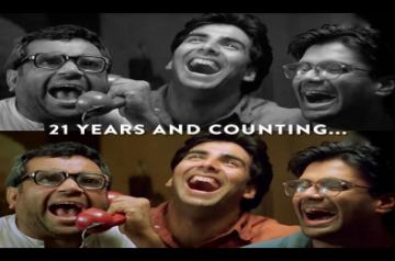 Akshay, Suniel, Gulshan nostalgic as 'Hera Pheri' turns 21.
