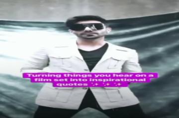 Aparshakti Khurana decodes film set lingo for fans