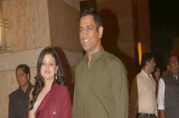 Mahendra Singh Dhoni and Sakshi Dhoni. (File Photo: IANS)
