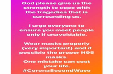 Shreya Ghoshal: I urge everyone to meet people only if unavoidable.(photo:Instagram)