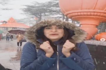 Aahana Kumra posts throwback video of Jakhoo temple visit on Hanuman Jayanti (Credit : Aahana Kumra/instagram)