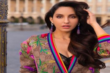 Nora Fatehi's wet-hair look sets mercury soaring