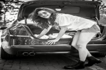 Karishma Tanna boots up to go back to 'better days'.