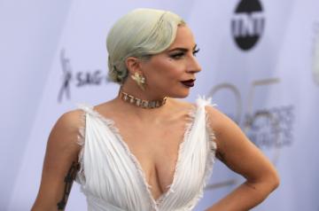 LOS ANGELES, Jan. 28, 2019 (Xinhua) -- Actress Lady Gaga arrives for the 25th Annual Screen Actors Guild Awards at the Shrine Auditorium in Los Angeles, the United States on Jan. 27, 2019. (Xinhua/Li Ying/IANS)