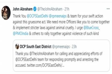 John Abraham, Pooja Bhatt thank Delhi Police for arresting 2 people for beating stray dog to death