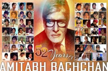 Big B wonders 'how 52 years in films went by'.(photo:Instagram)