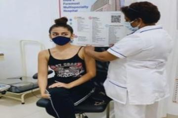 Alaya gets her first Covid jab: 'Wasn't bad at all!'(Photo:instagram)
