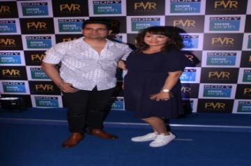 Mumbai: Actor Karan Mehra along with his wife Nisha Rawal at the screening of Sony BBC Earth's film "Blue Planet II: One Ocean & The Deep" in Mumbai on May 15, 2018. (Photo: IANS)