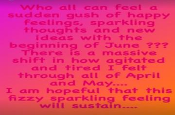 Kangana Ranaut: 'Massive shift in how agitated and tired I felt through April, May'.(photo:Instagram)