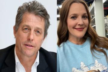 Hugh Grant, Drew Barrymore on their surprise kiss years ago.(photo:instagram)