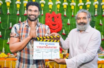 SS Rajamouli gives mahurat clap for Bellamkonda Sai Sreenivas's next