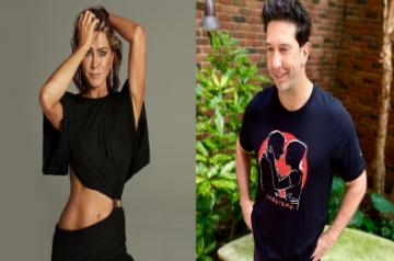 Jennifer Aniston and David Schwimmer.(photo:instagram)