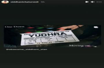 Shoot starts for action film 'Yudhra' starring Siddhant Chaturvedi