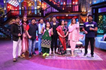 'Bhoot Police' cast and top singers join Kapil Sharma this weekend.