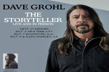 Foo Fighters' Dave Grohl share details of his 'Storyteller' tour.