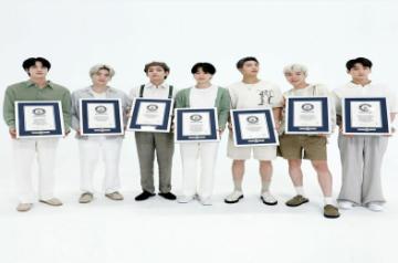 BTS officially members of 2022 Guinness World Records 'Hall of Fame'.