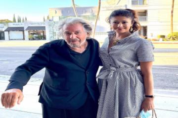 Pooja Batra meets Al Pacino.(photo:instagram)