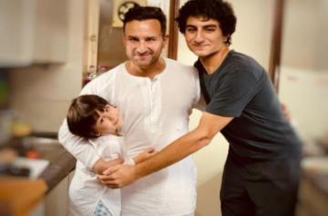 Saif Ali Khan reveals son Ibrahim is working in Bollywood with KJo.