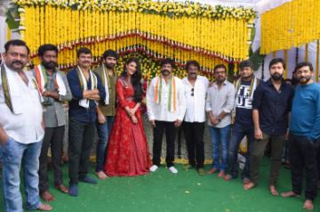 Hyderabad: Nandamuri Balakrishna, Gopichand Malineni, Mythri Movie Makers #NBK107 Launched Grandly(Photo: Ramana M/IANS)