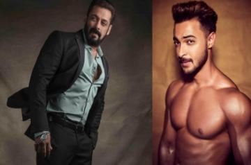 Aayush Sharma and Salman Khan.