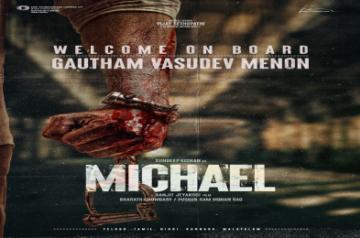 Gautham Menon teams up with Sandeep Kishan for upcoming pan-India movie 'Michael'.