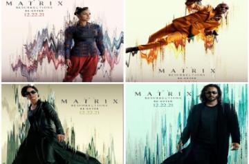 Matrix character posters.