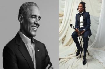 Barack Obama introduced Jay-Z.(photo:Shawn Carter Foundation)