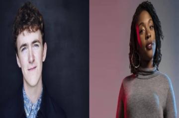 Ronke Adekoluejo and Brenock O'Connor.