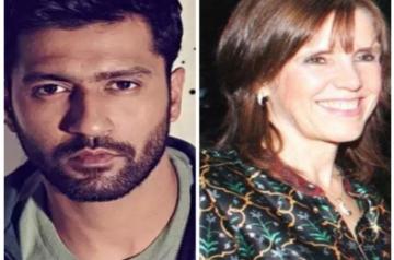Katrina Kaif's mom leaves home in Vicky Kaushal's Merc.