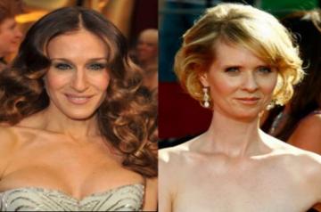 Sarah Jessica Parker and Cynthia Nixon.(Photo:IMDB.com)