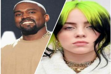 Billie Eilish and Kanye West.