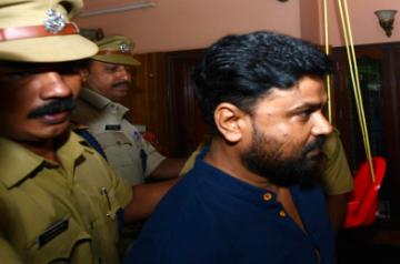 Kochi: Malayalam actor Dileep being taken to Aluva jail on July 11, 2017. Malayalam actor Dileep was arrested by police regarding an abduction case of an actress at Aluva in Kochi. (Photo: IANS)