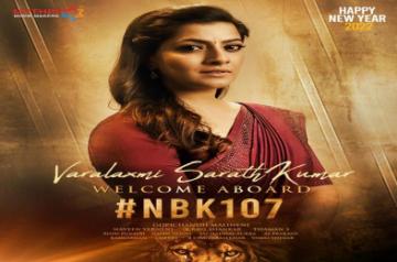 Tamil star Varalaxmi Sarathkumar joins Balakrishna for upcoming Telugu