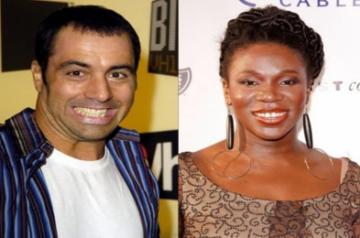 Joe Rogan and India Arie.