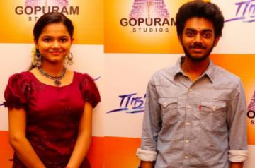 Director Vijay's nephew Hamaresh turns hero with 'Rangoli'.