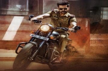 Ram Pothineni's police look from 'The Warriorr' released.