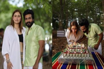 Tamil actor Vishnu Vishal, badminton star Jwala Gutta celebrate their first wedding anniversary.