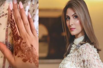 Ranbir-Alia wedding: Riddhima Kapoor Sahni flaunts her mehendi.