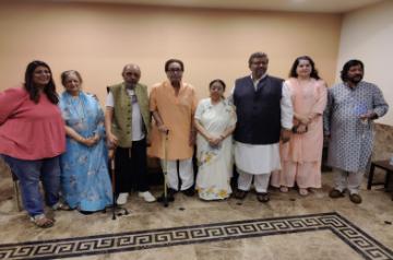 PM Narendra Modi named for the 1st 'Lata Deenanath Mangeshkar Puraskar' which was announced at a press conference by the Mangeshkar family, here today.