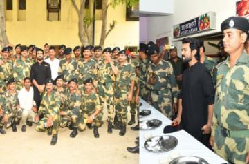 Ram Charan gets his personal chef to cook for BSF soldiers in Amritsar.